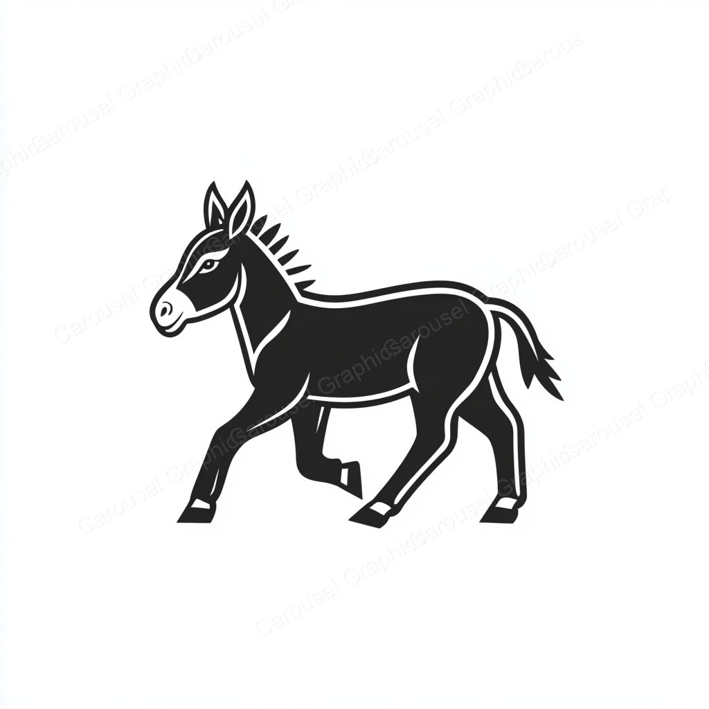 Donkey Vector Graphic preview