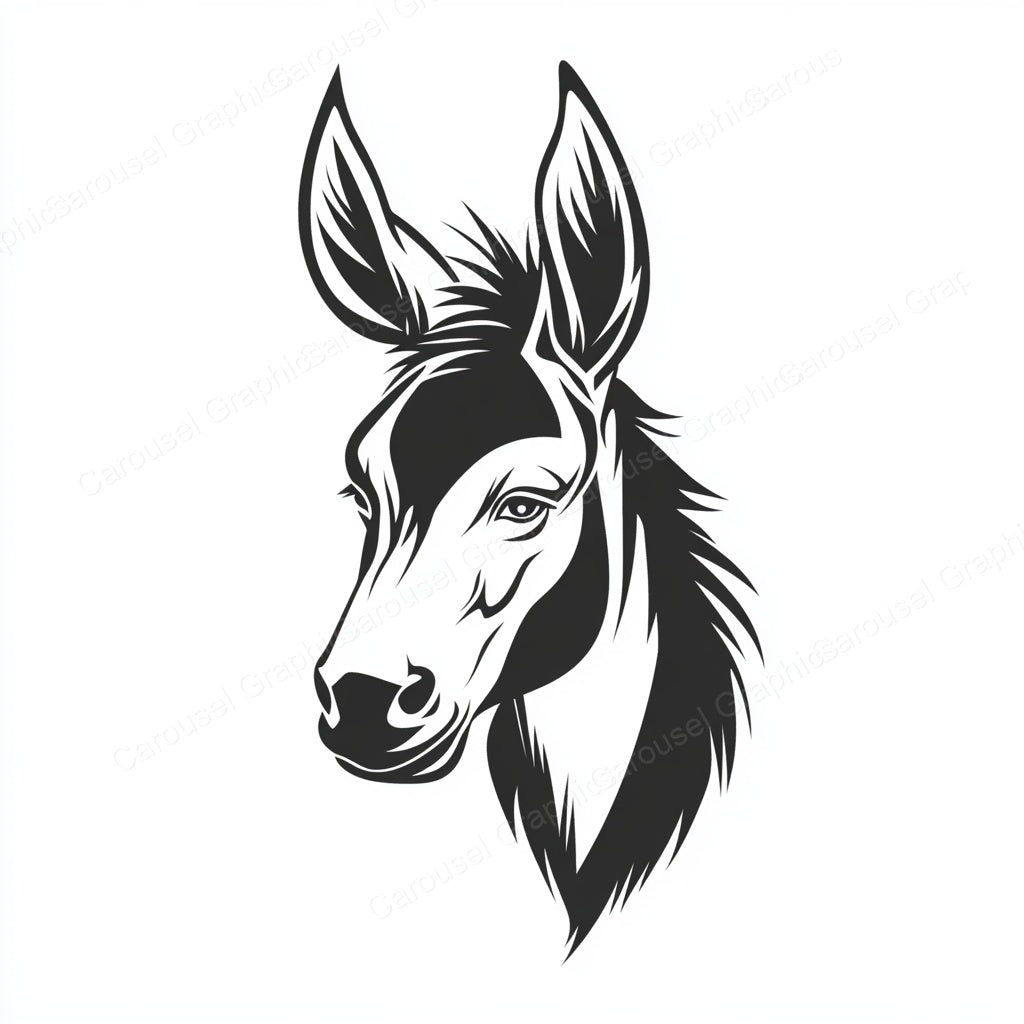 Donkey Vector Graphic preview