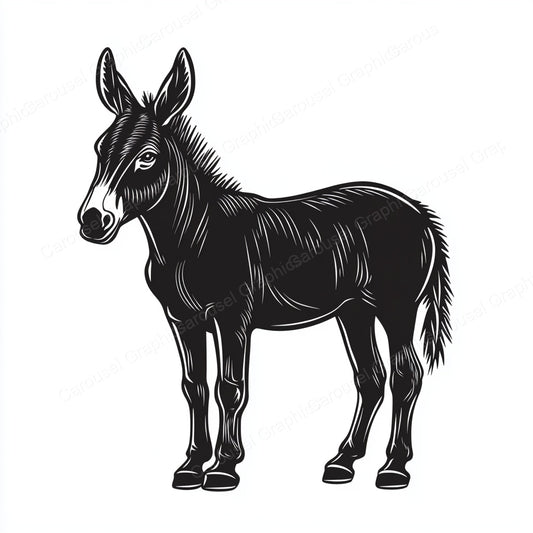 Donkey Vector Graphic preview