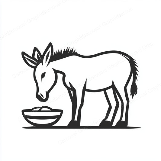 Donkey Vector Graphic preview