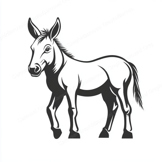 Donkey Vector Graphic preview
