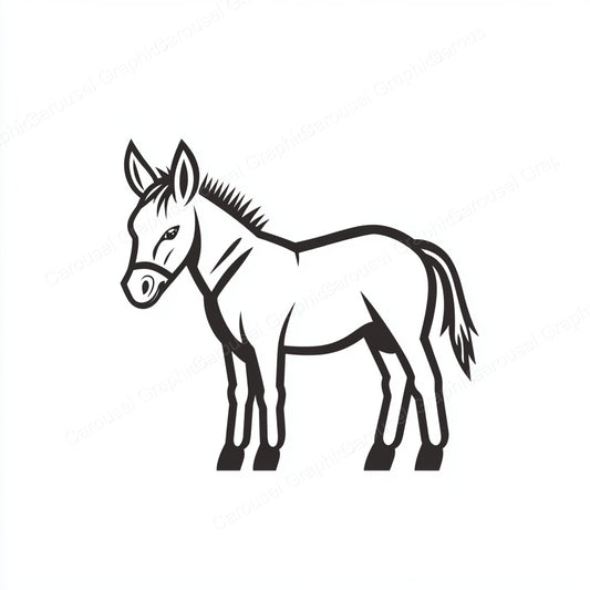 Donkey Vector Graphic preview