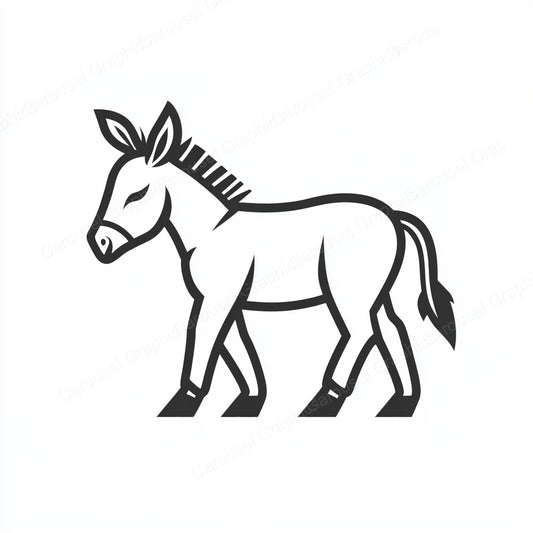 Donkey Vector Graphic preview