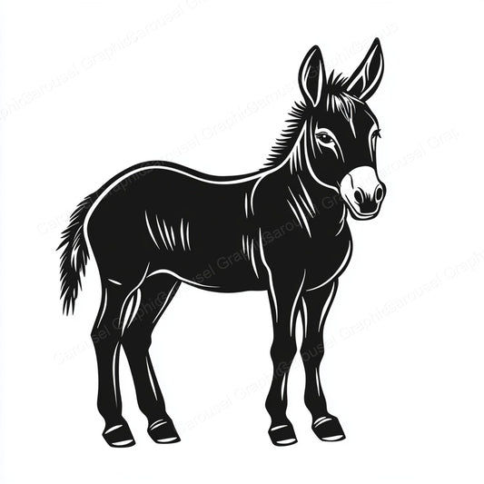 Donkey Vector Graphic preview