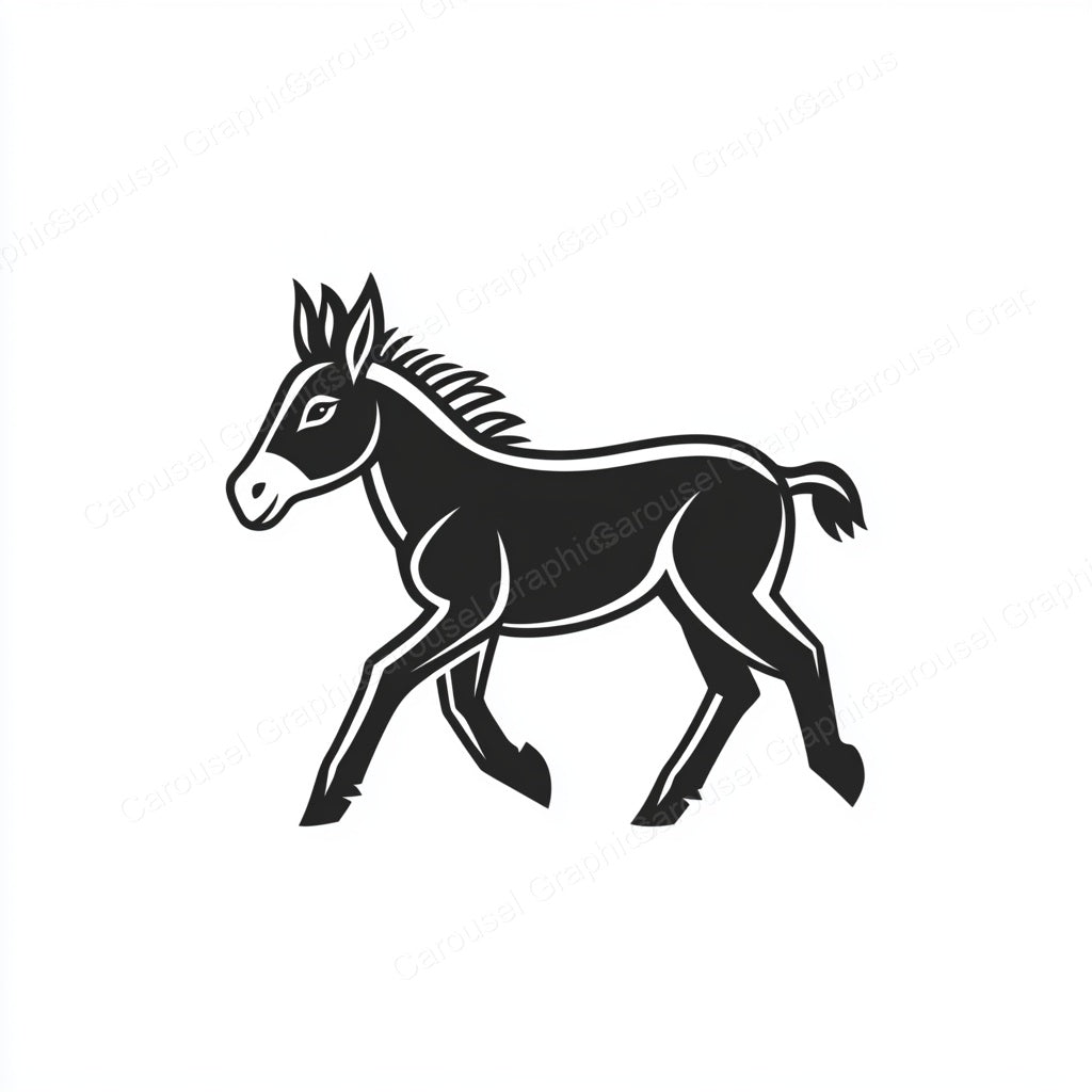 Donkey Vector Graphic preview