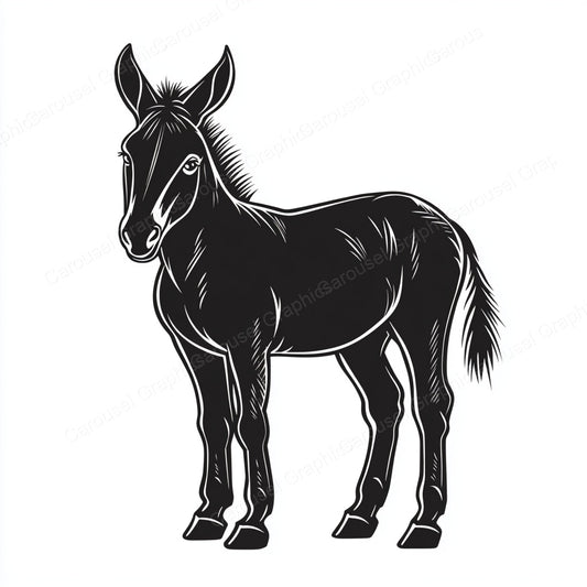 Donkey Vector Graphic preview