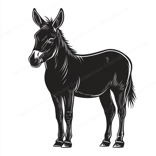 Donkey Vector Graphic preview