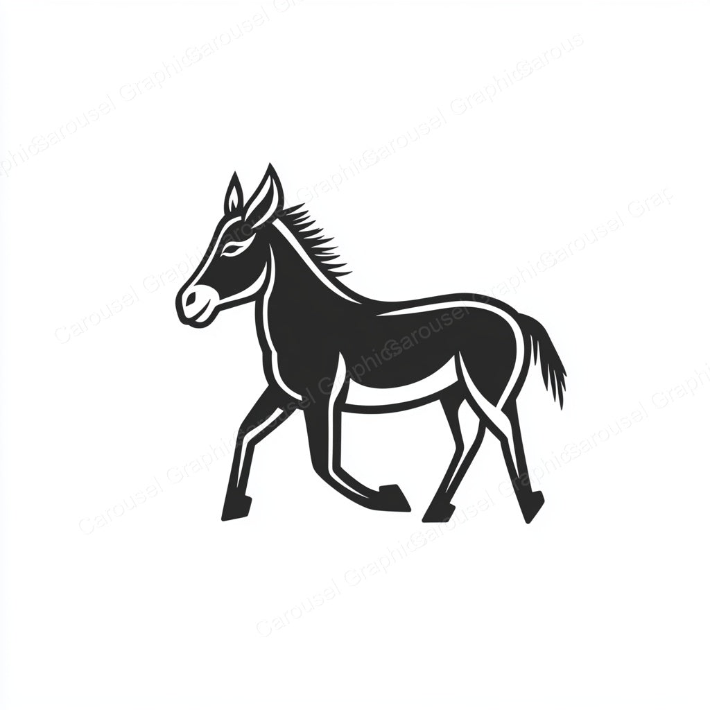 Donkey Vector Graphic preview