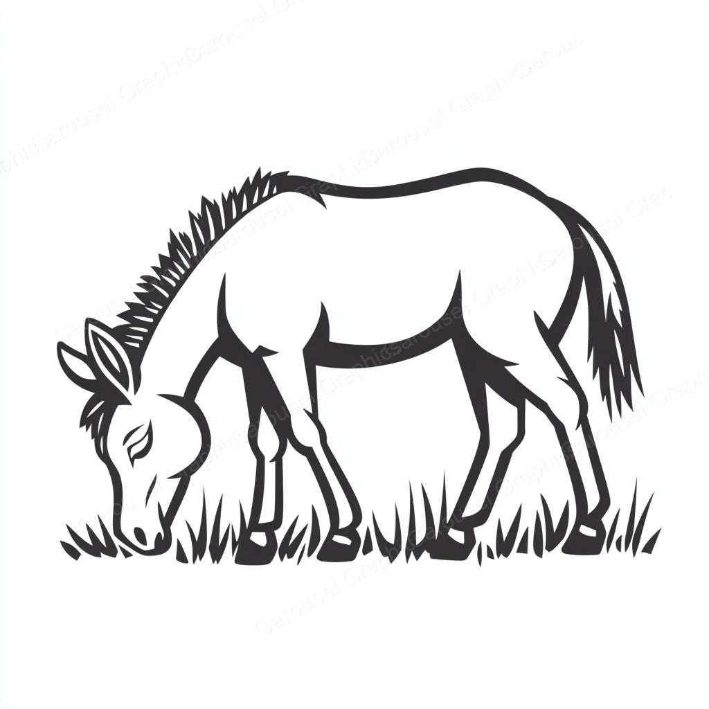 Donkey Vector Graphic preview
