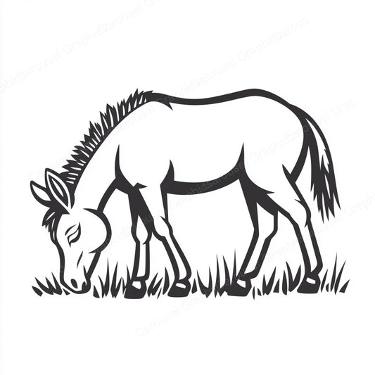 Donkey Vector Graphic preview
