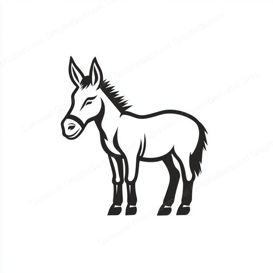 Donkey Vector Graphic preview