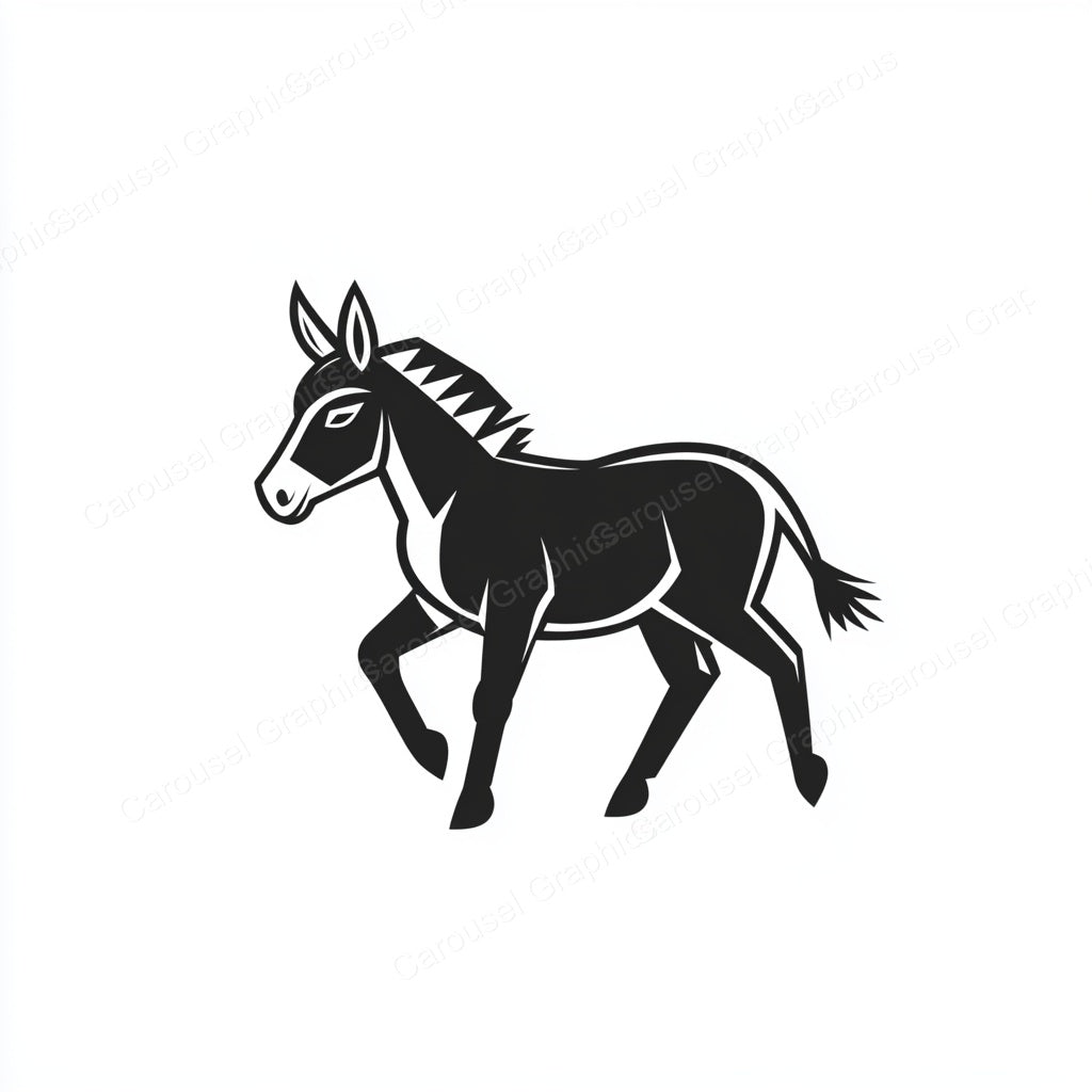 Donkey Vector Graphic preview