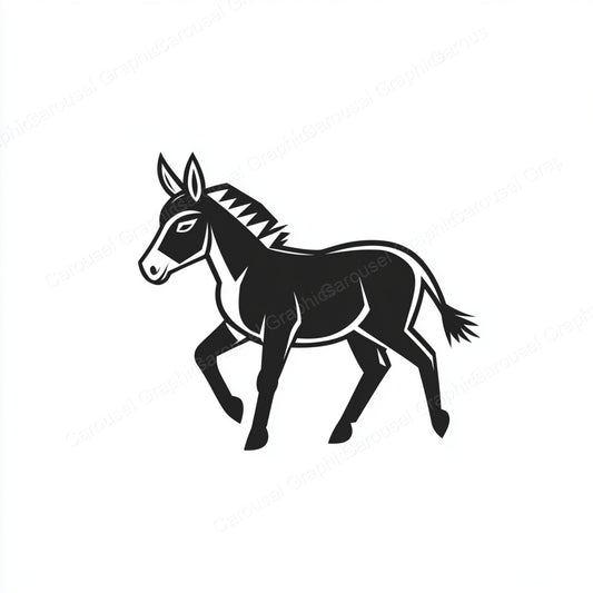 Donkey Vector Graphic preview