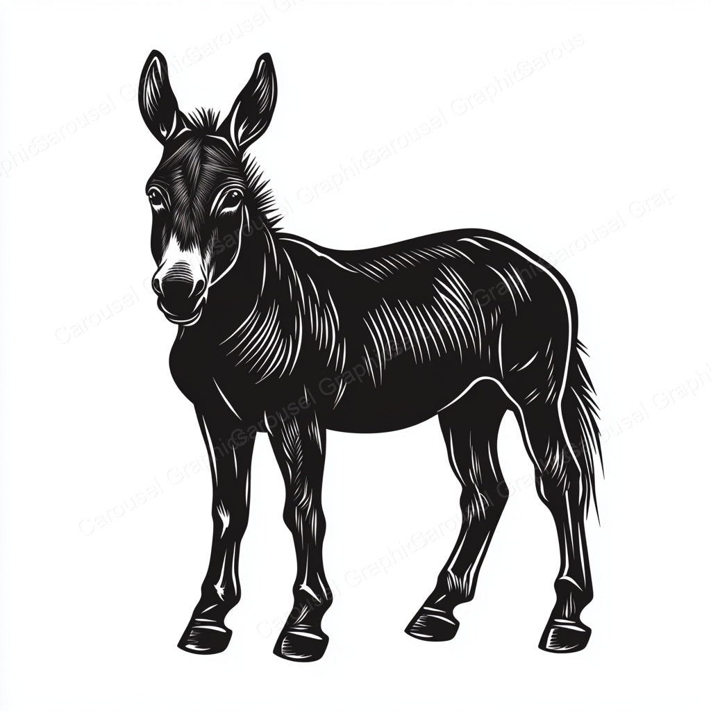 Donkey Vector Graphic preview