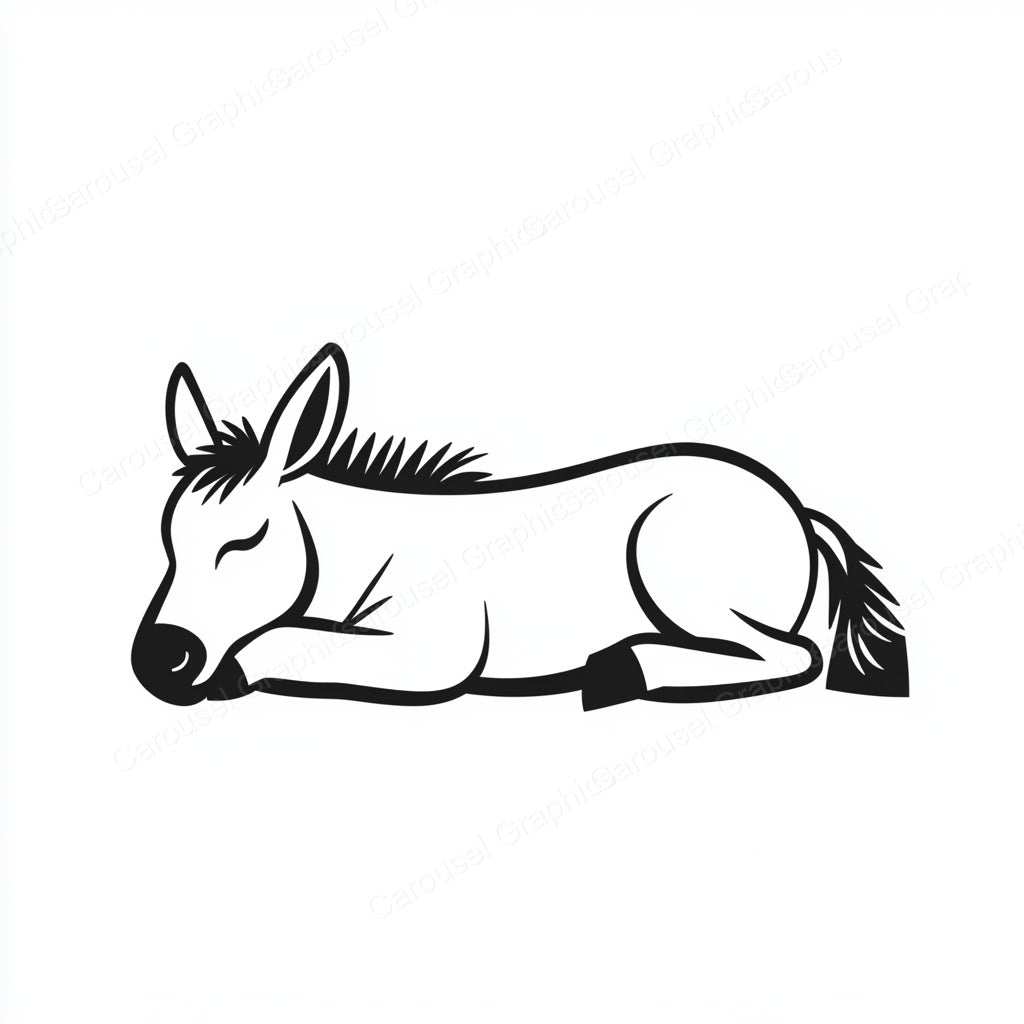 Donkey Vector Graphic preview