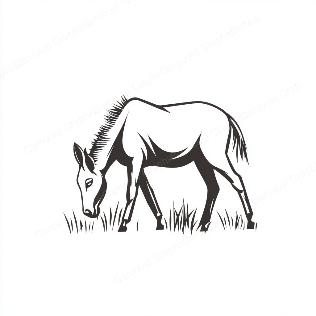 Donkey Vector Graphic preview