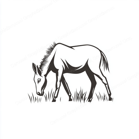 Donkey Vector Graphic preview
