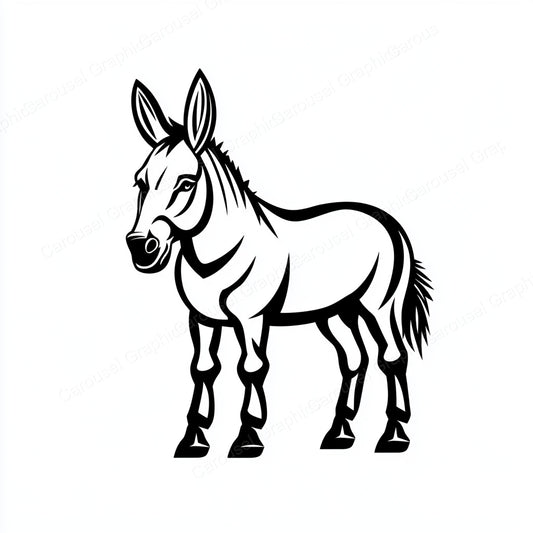 Donkey Vector Graphic preview