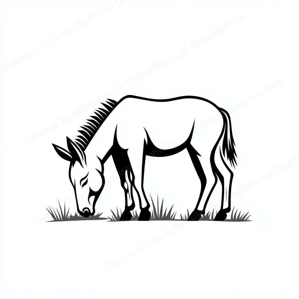 Donkey Vector Graphic preview
