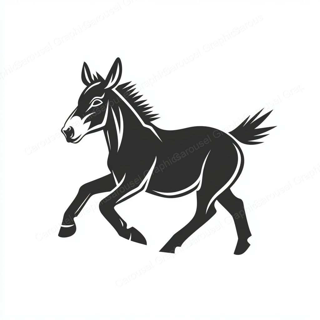 Donkey Vector Graphic preview