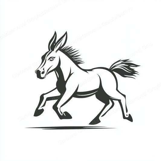 Donkey Vector Graphic preview