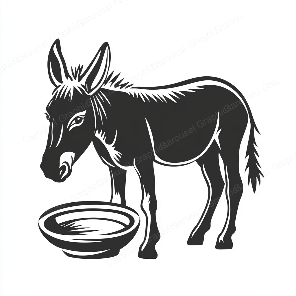 Donkey Vector Graphic preview
