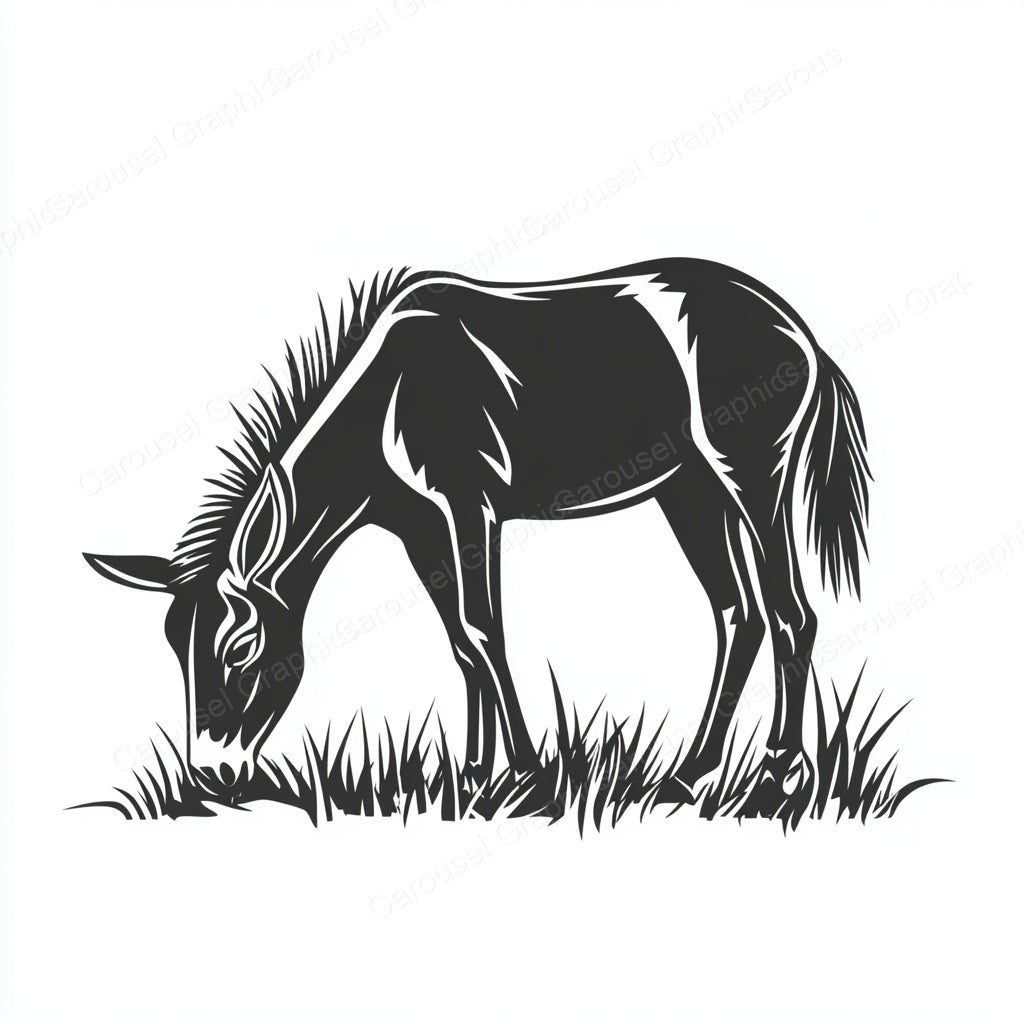Donkey Vector Graphic preview