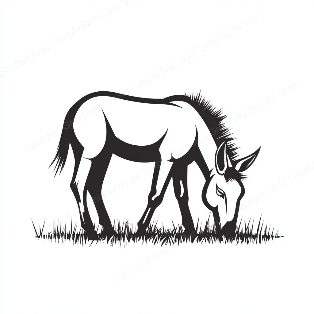 Donkey Vector Graphic preview