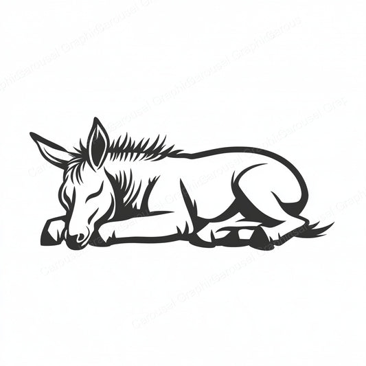 Donkey Vector Graphic preview