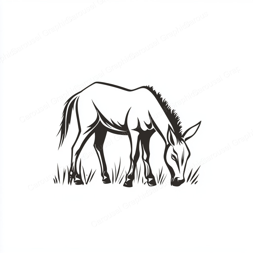 Donkey Vector Graphic preview
