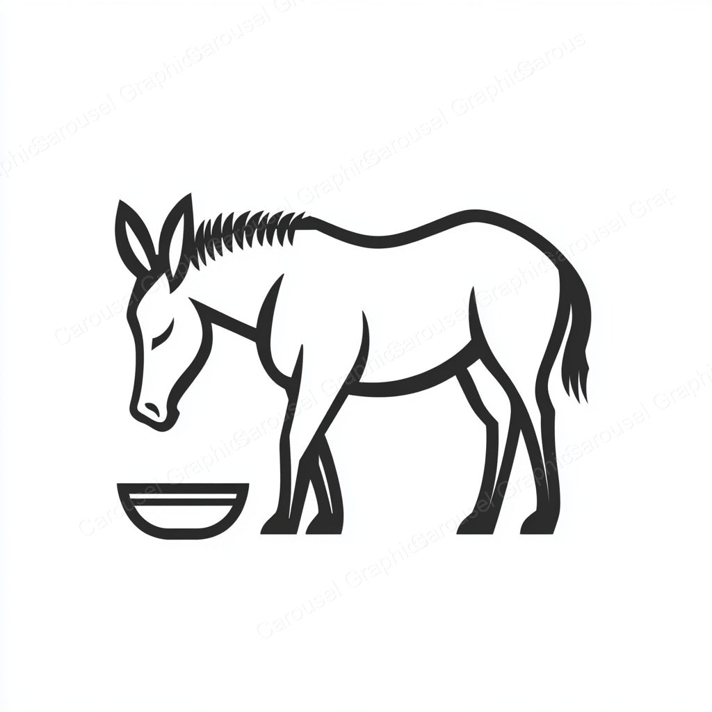 Donkey Vector Graphic preview
