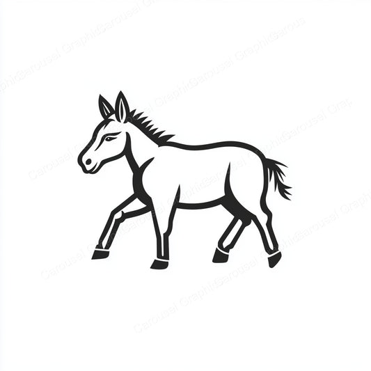 Donkey Vector Graphic preview