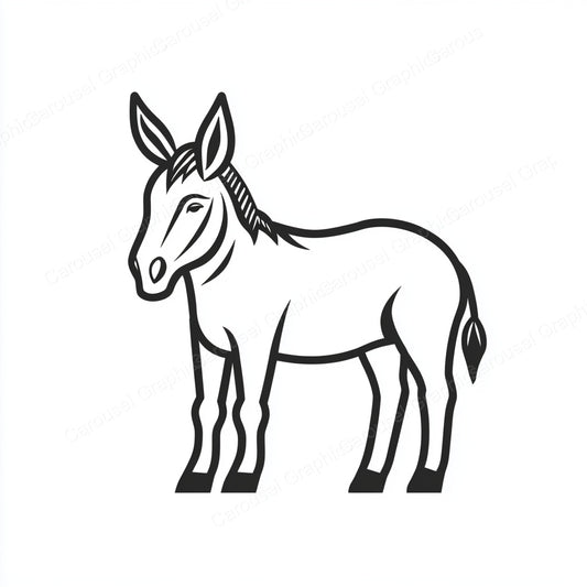 Donkey Vector Graphic preview