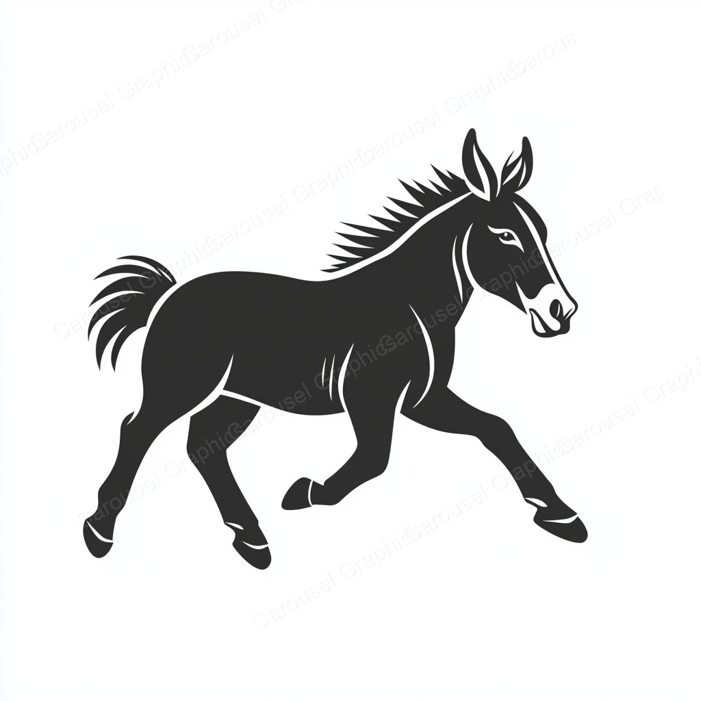 Donkey Vector Graphic preview