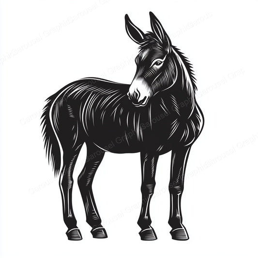 Donkey Vector Graphic preview