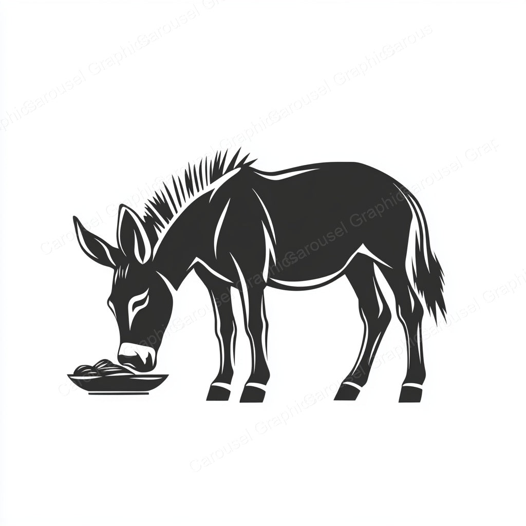 Donkey Vector Graphic preview