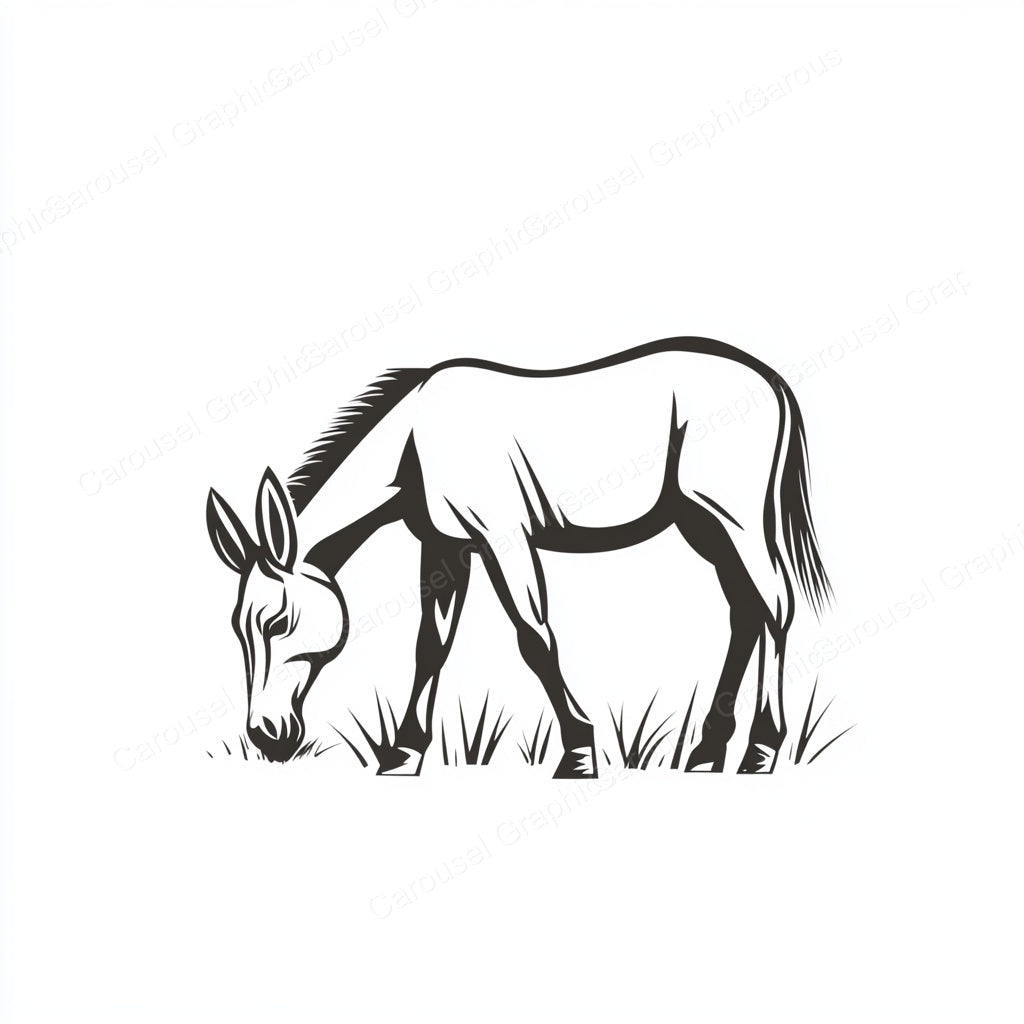 Donkey Vector Graphic preview