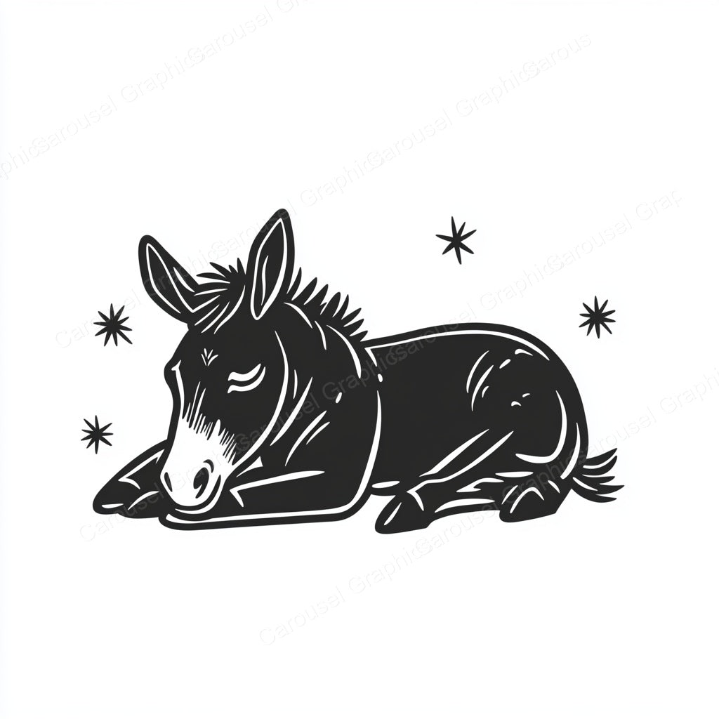 Donkey Vector Graphic preview