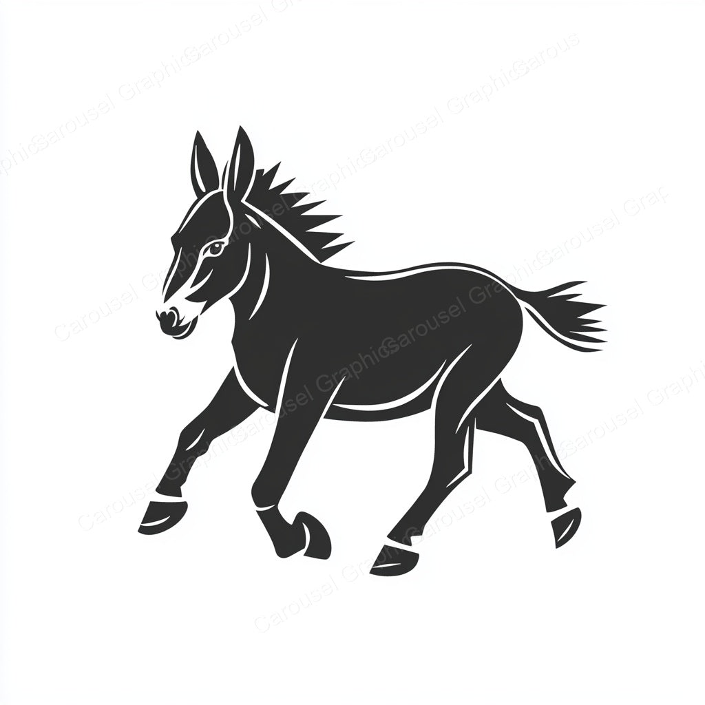 Donkey Vector Graphic preview