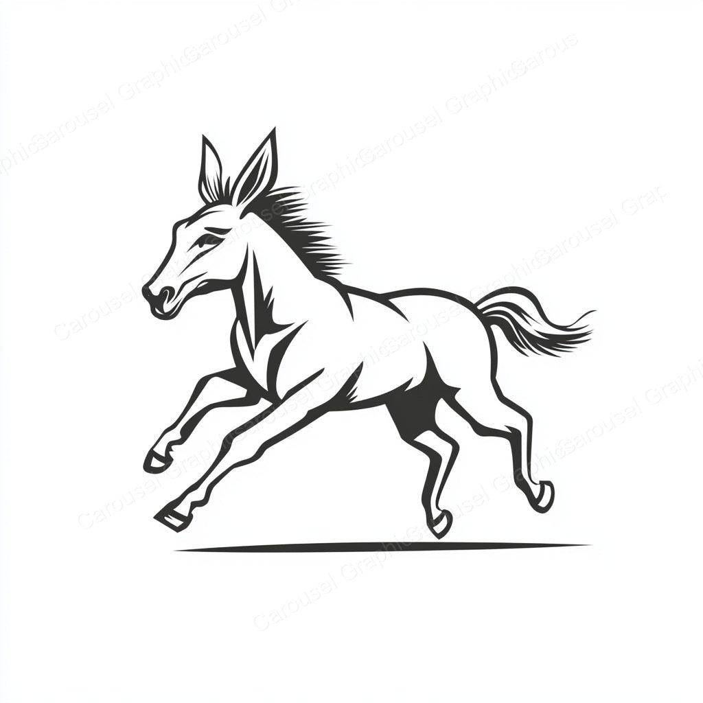 Donkey Vector Graphic preview