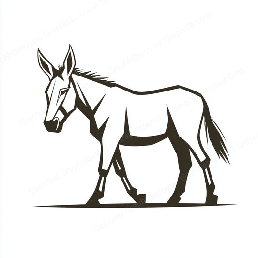Donkey Vector Graphic preview