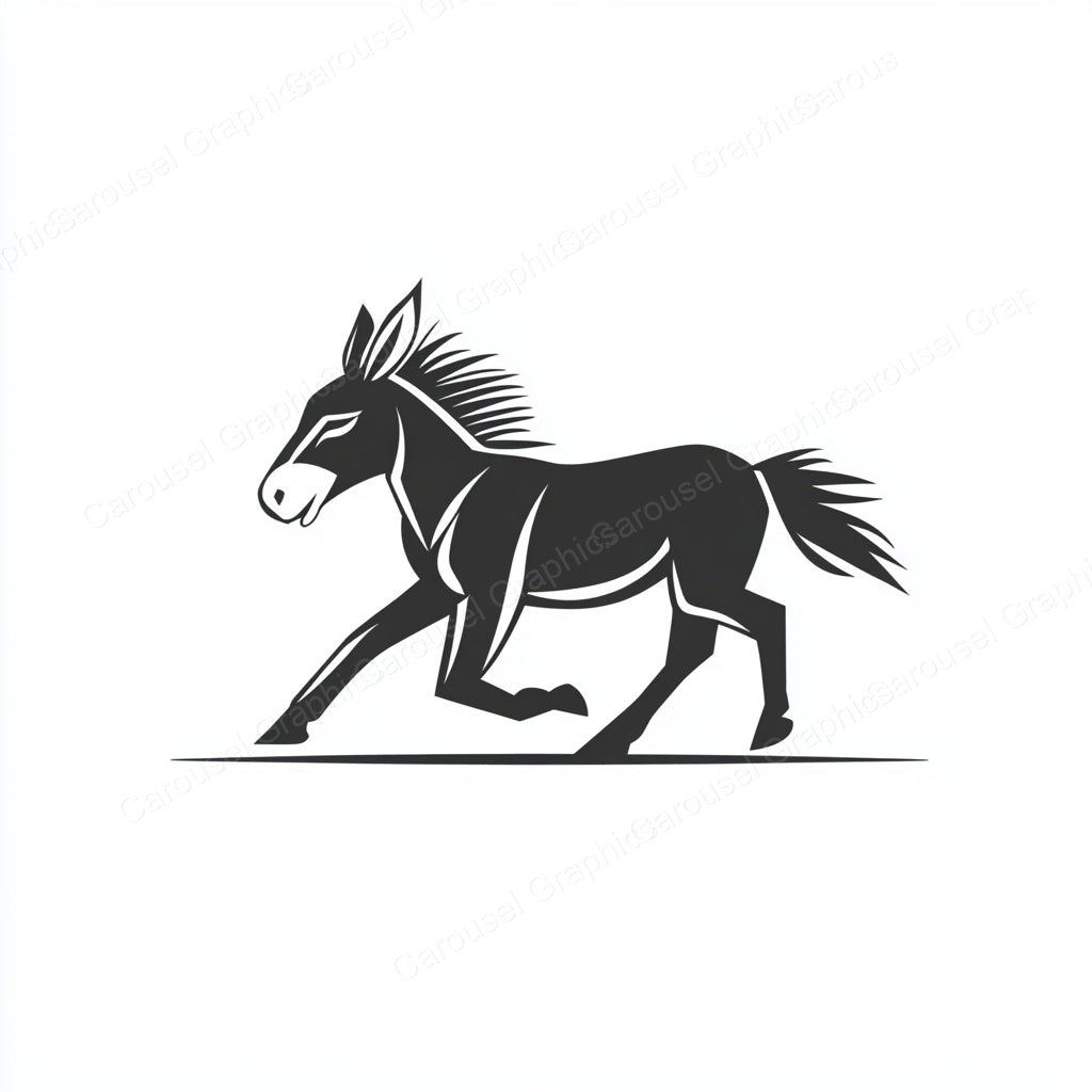 Donkey Vector Graphic preview