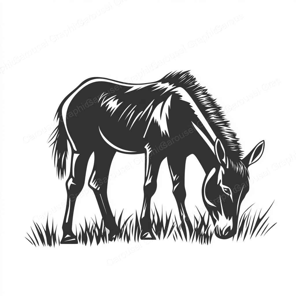 Donkey Vector Graphic preview