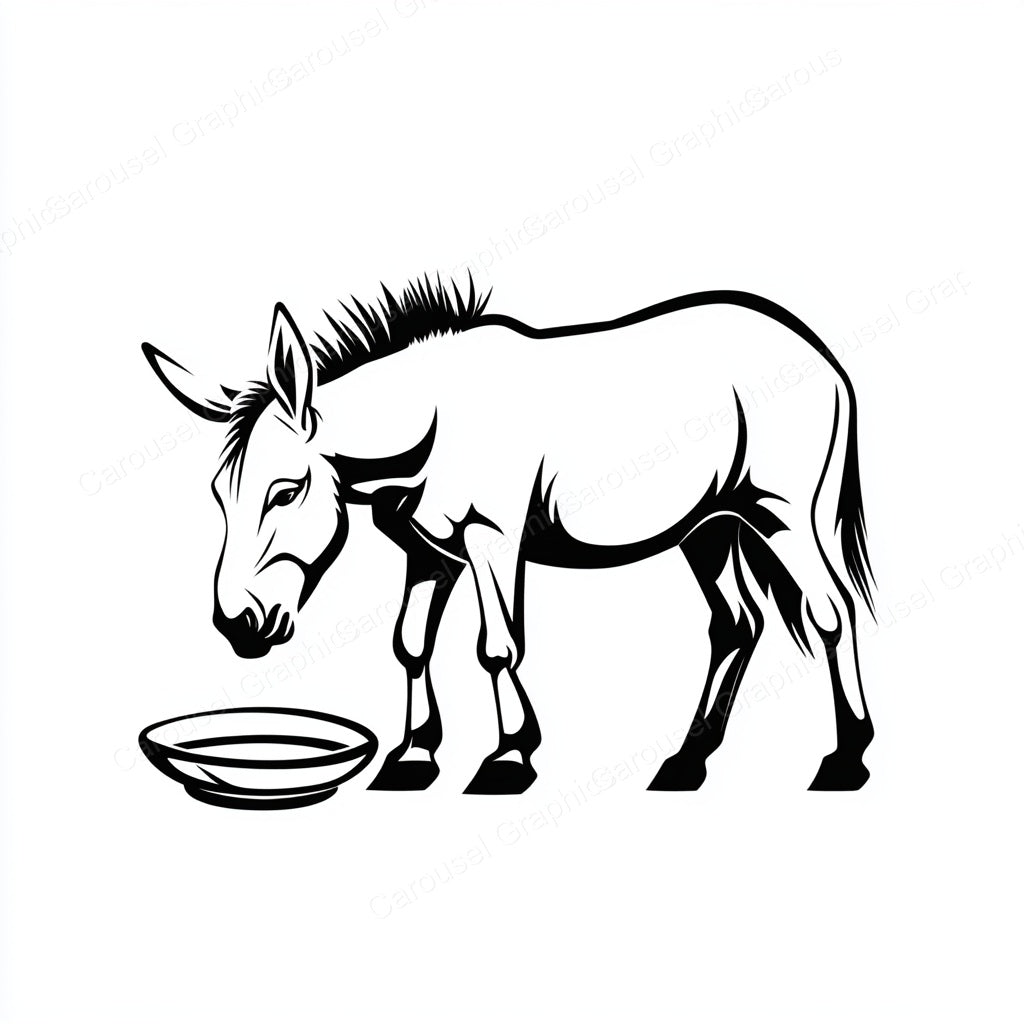 Donkey Vector Graphic preview