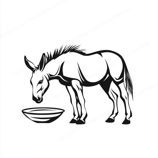 Donkey Vector Graphic preview