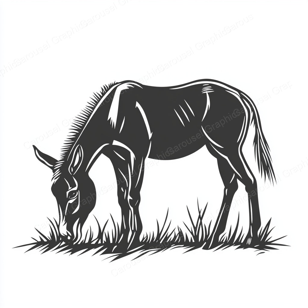 Donkey Vector Graphic preview