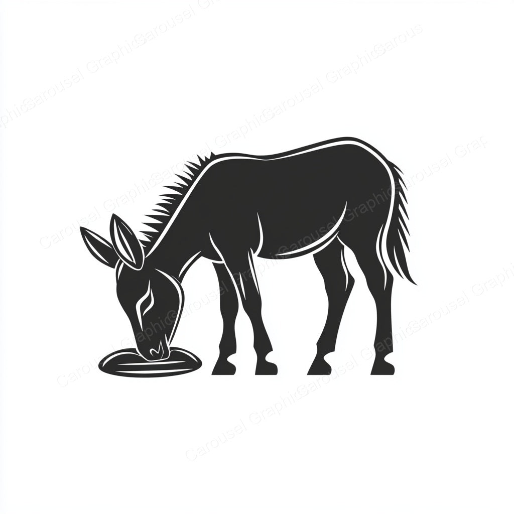 Donkey Vector Graphic preview