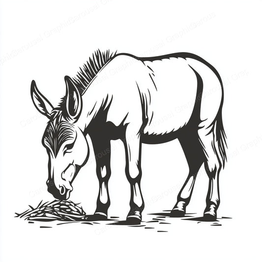 Donkey Vector Graphic preview