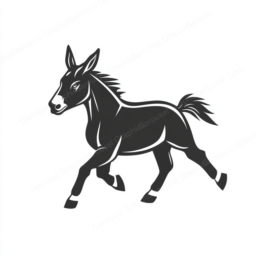 Donkey Vector Graphic preview