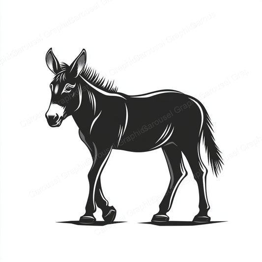 Donkey Vector Graphic preview